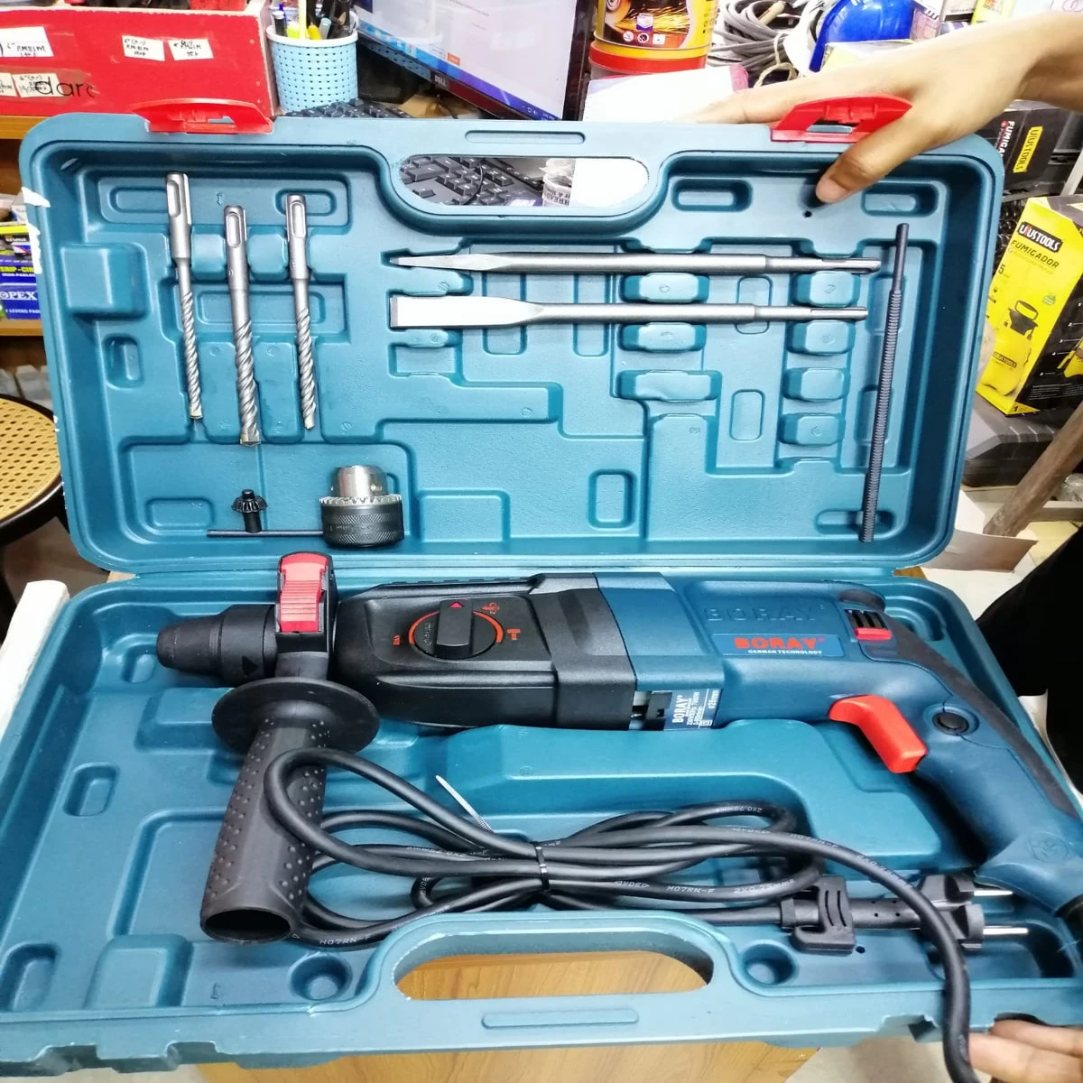 Germany Boray Rotary Hammer Drill, Professional Quality & Multi Function