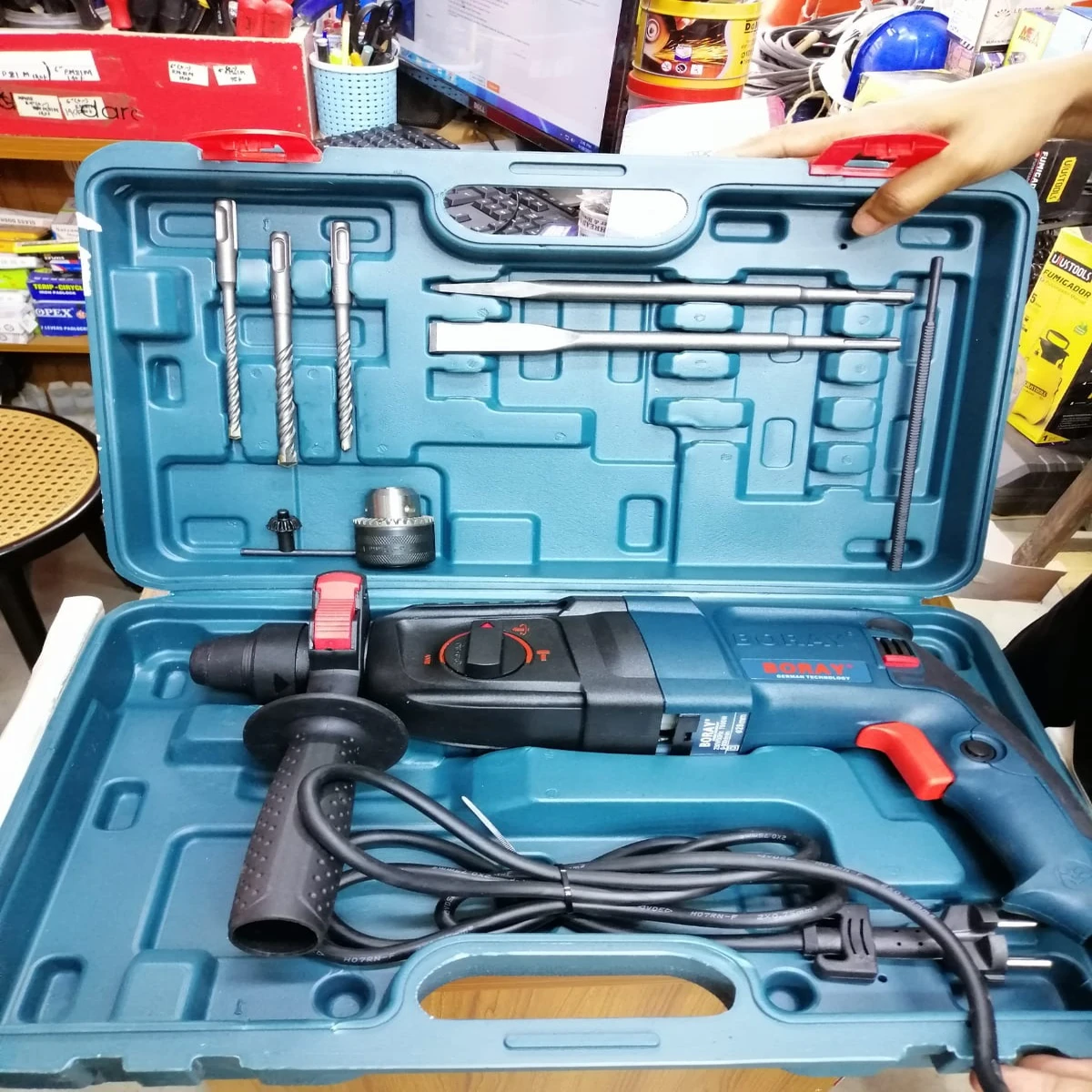 Germany Boray Rotary Hammer Drill, Professional Quality & Multi Function