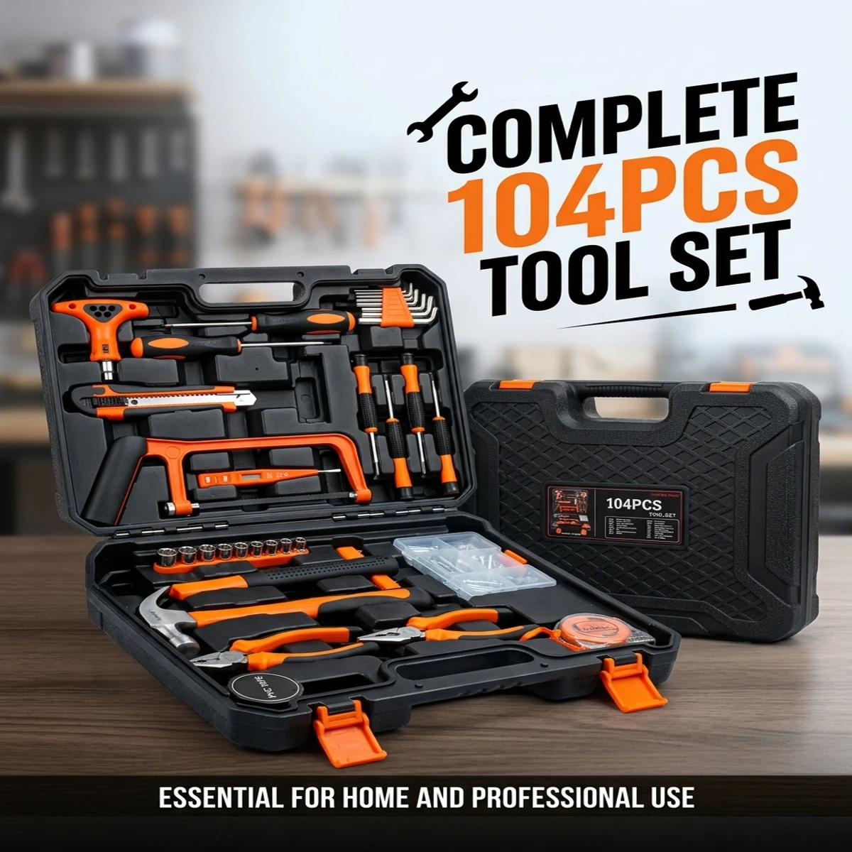 104Pcs Tools Set Model: 88104