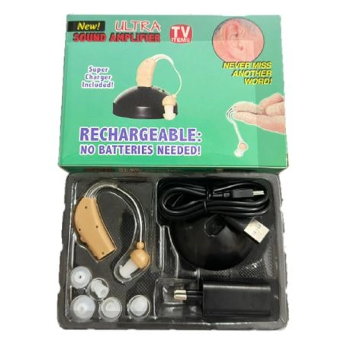 Rechargeable Hearing Aid Device