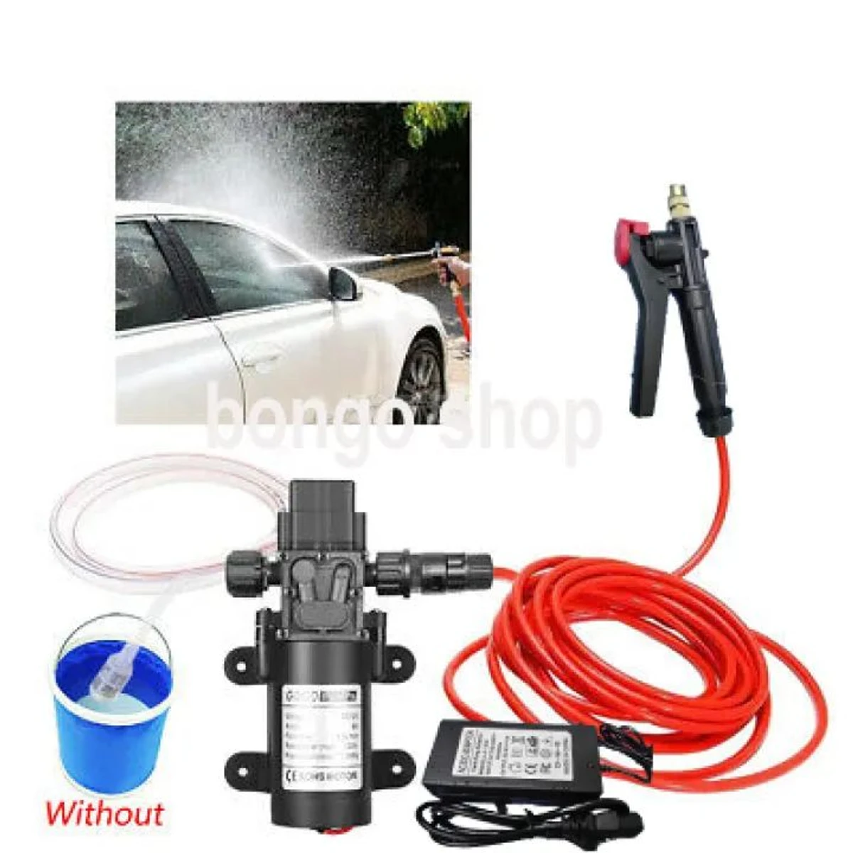 High Pressure Bike And Car Washing Water Pump Motor Set