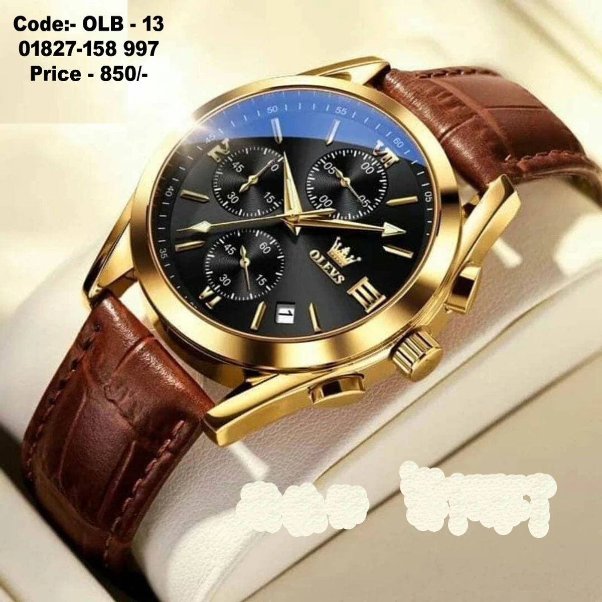 OLEVS Luxury Fitness Wrist Watch