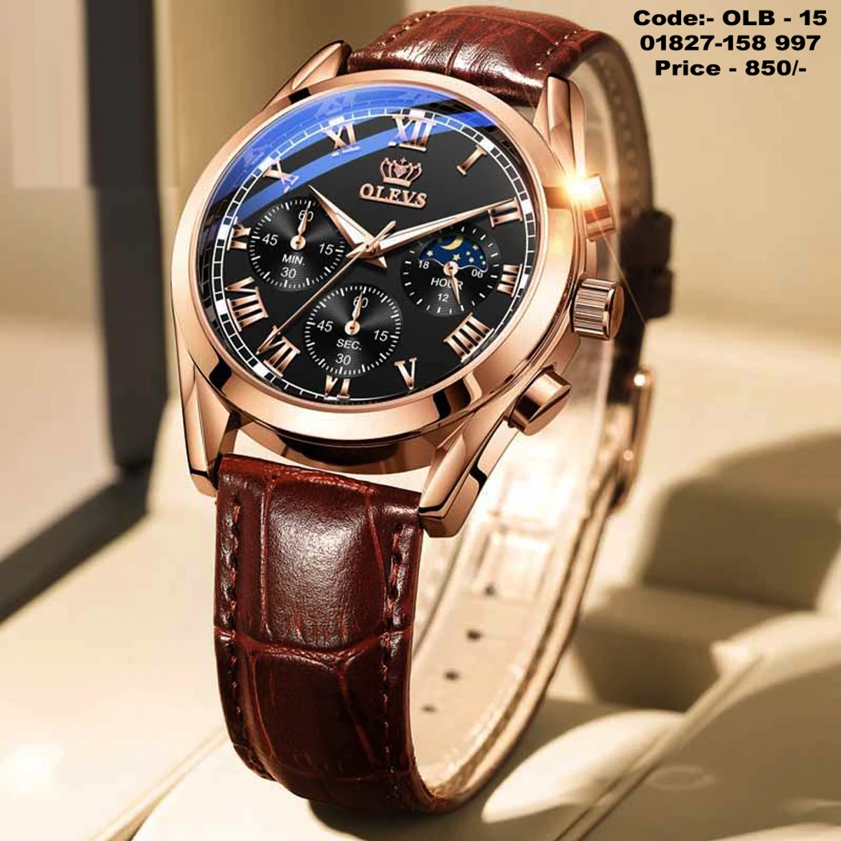 OLEVS Luxury Fitness Wrist Watch