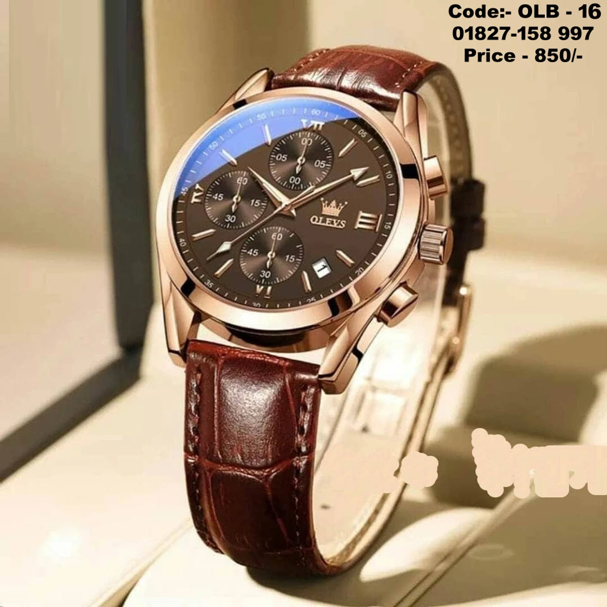 OLEVS Luxury Fitness Wrist Watch