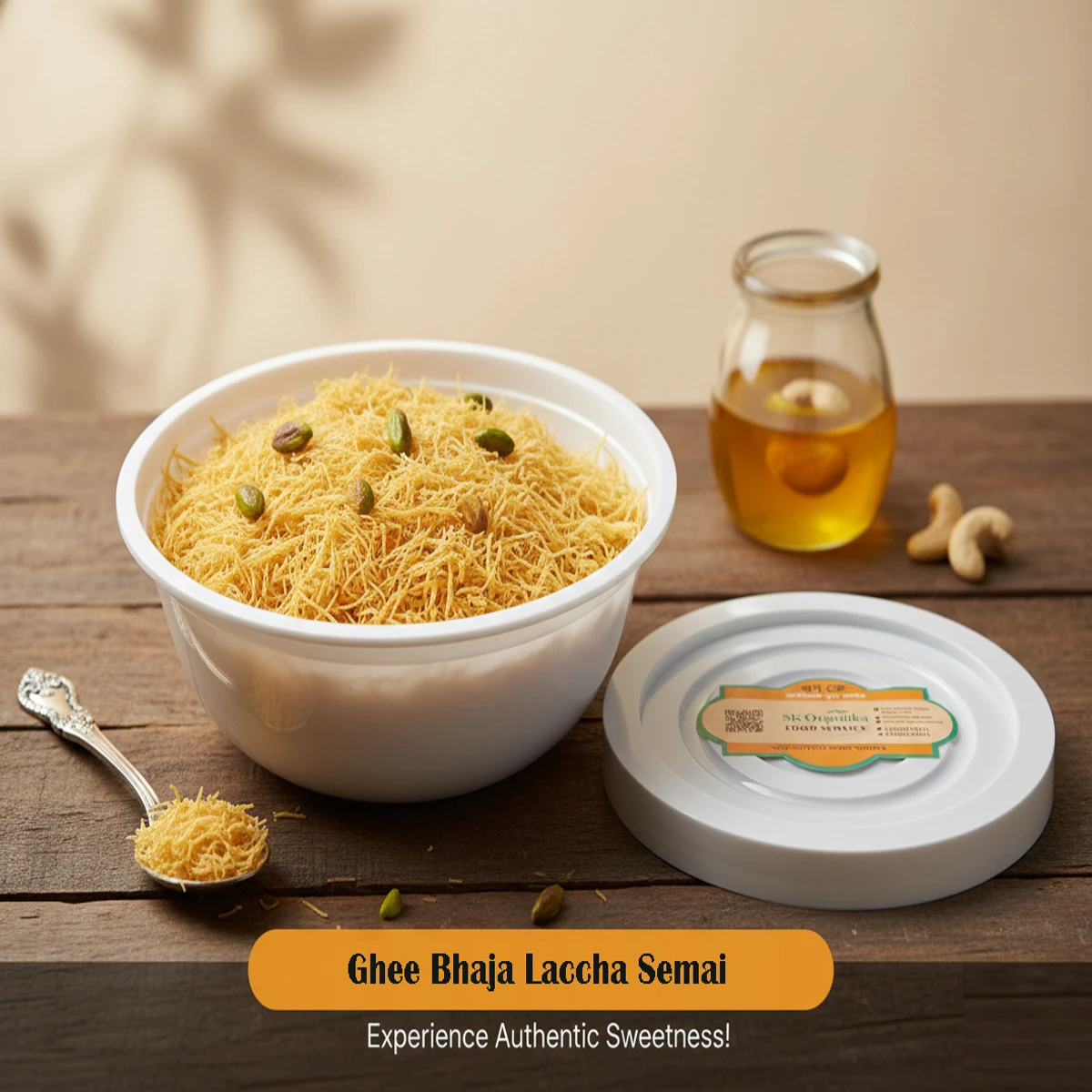 Ghee Bhaja Laccha Semai-1kg