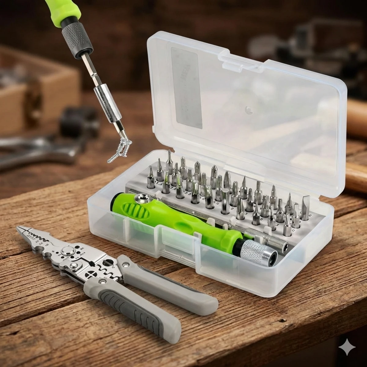 Combo Set -( 32-in-1 Screwdrivers Set+ 1 pcs plus)