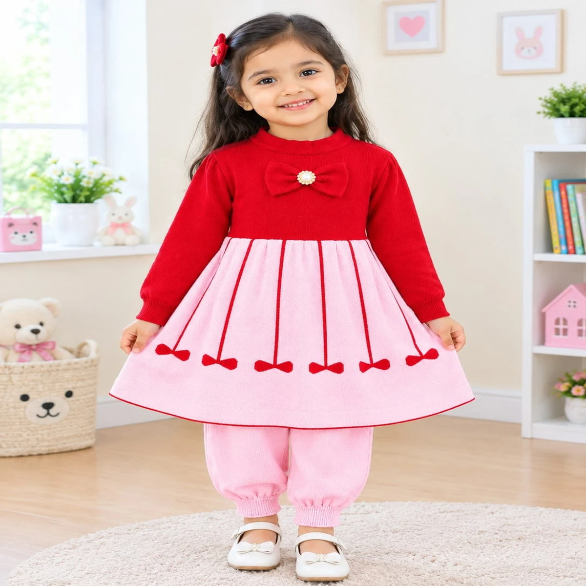 Little Queen Winter Frock - ( WF-01)