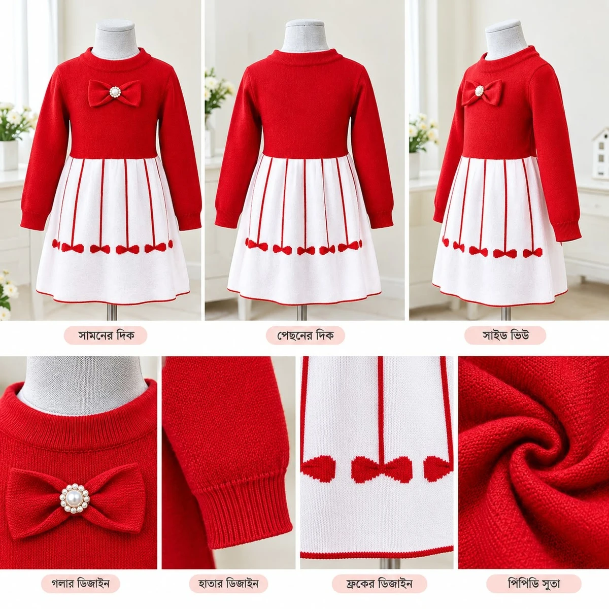 Little Queen Winter Frock - ( WF-01)