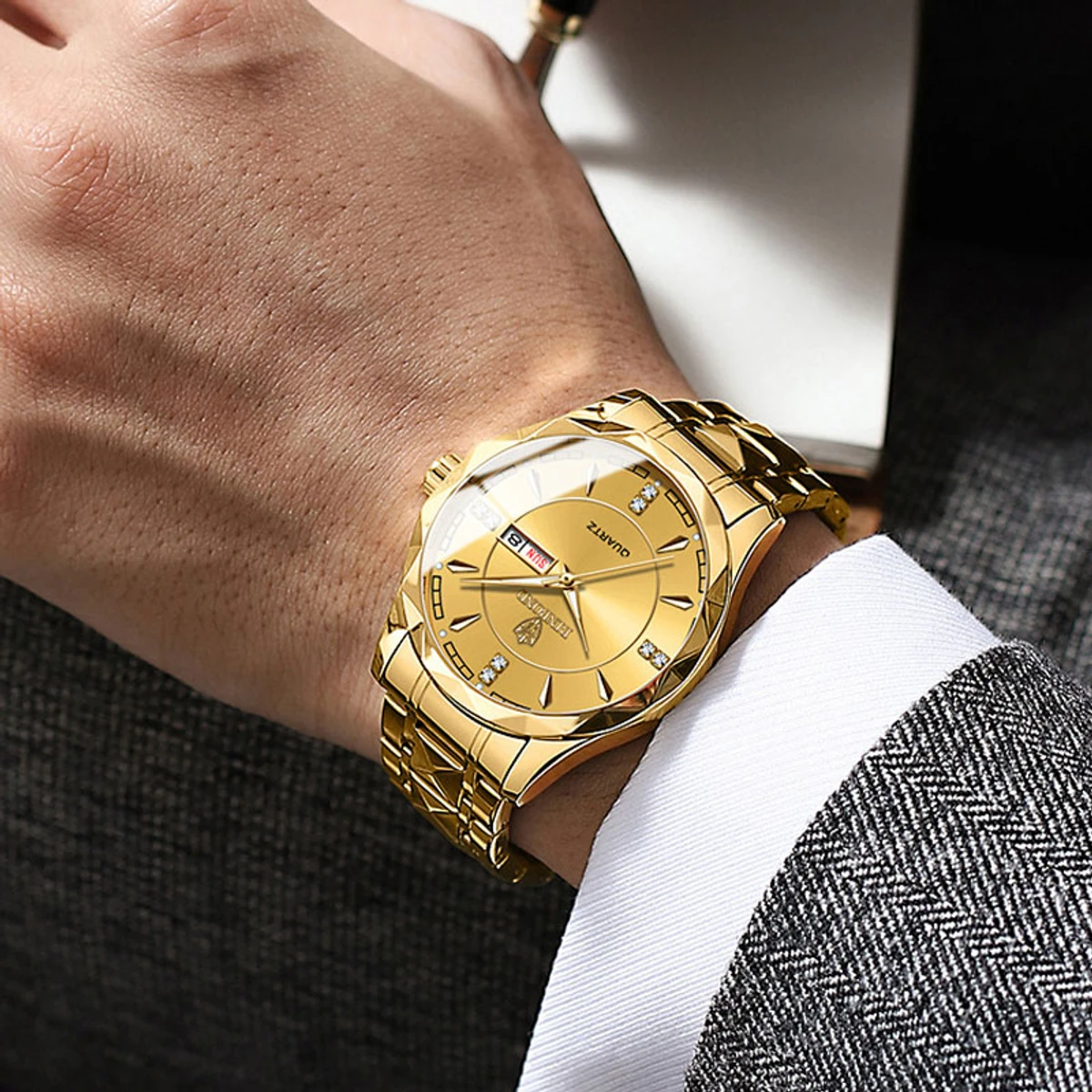 BINBOND Top Quality Business Class Crystal Diamond Watch