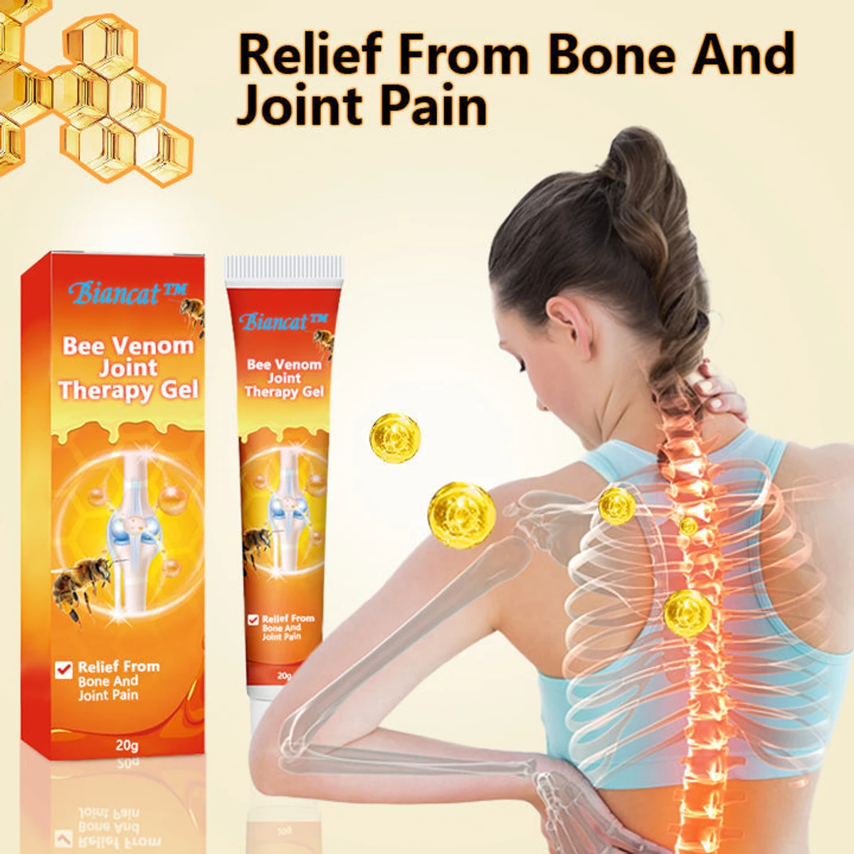 Bee Venom Joint Pain Relief Cream for Arthritis