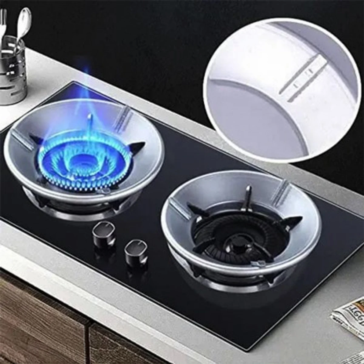 ১টির দামে ২টি Energy Saving Gas Stove Cover
