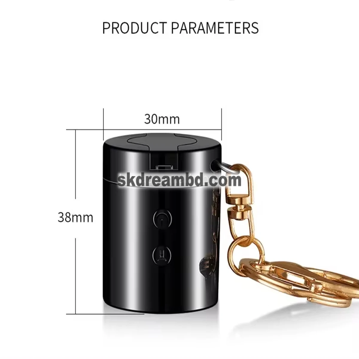 3 in 1 USB charging lighter with LED lighting torch
