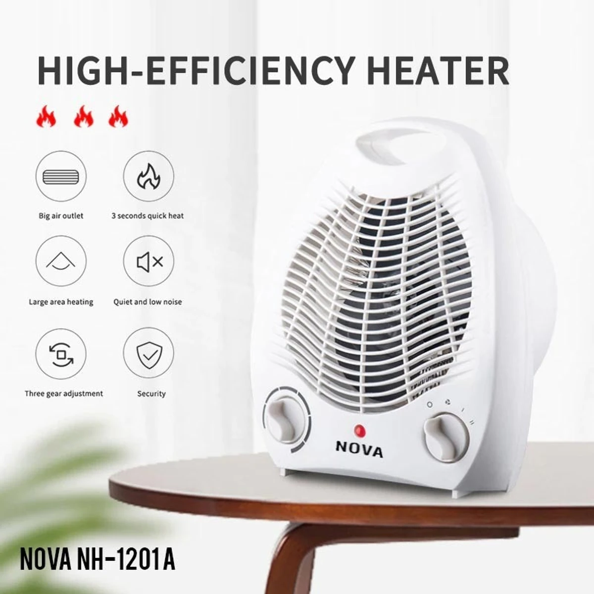 Nova Room Heater REP-1201A