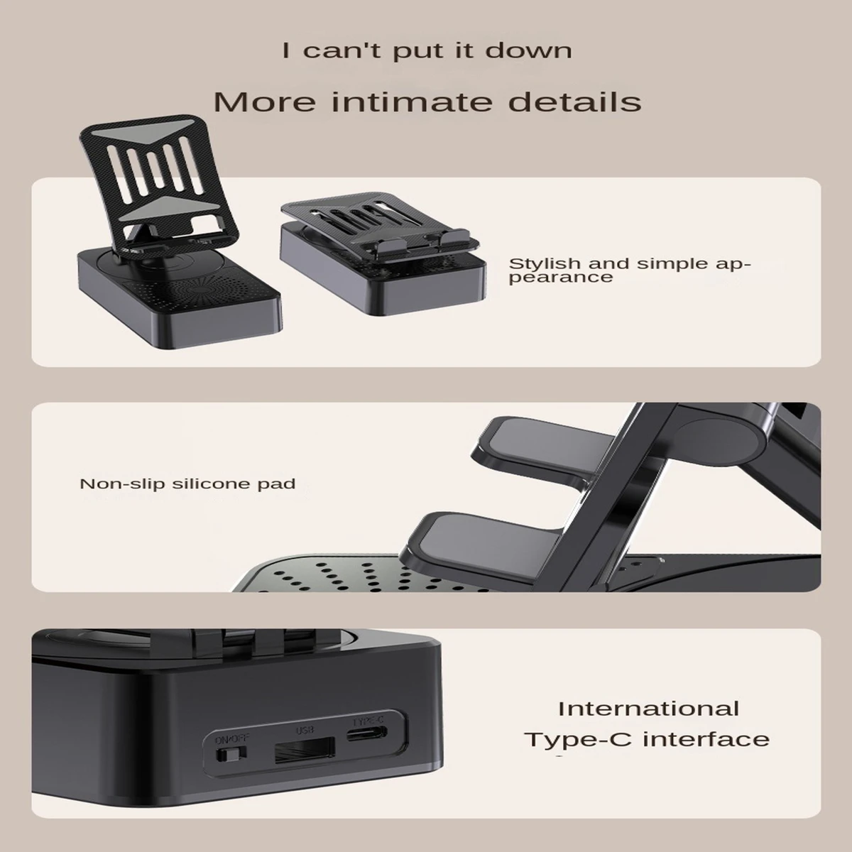 Multifunctional 3-in-1 Mobile Stand with Bluetooth Speaker & Power Bank | Rotating & Foldable Holder