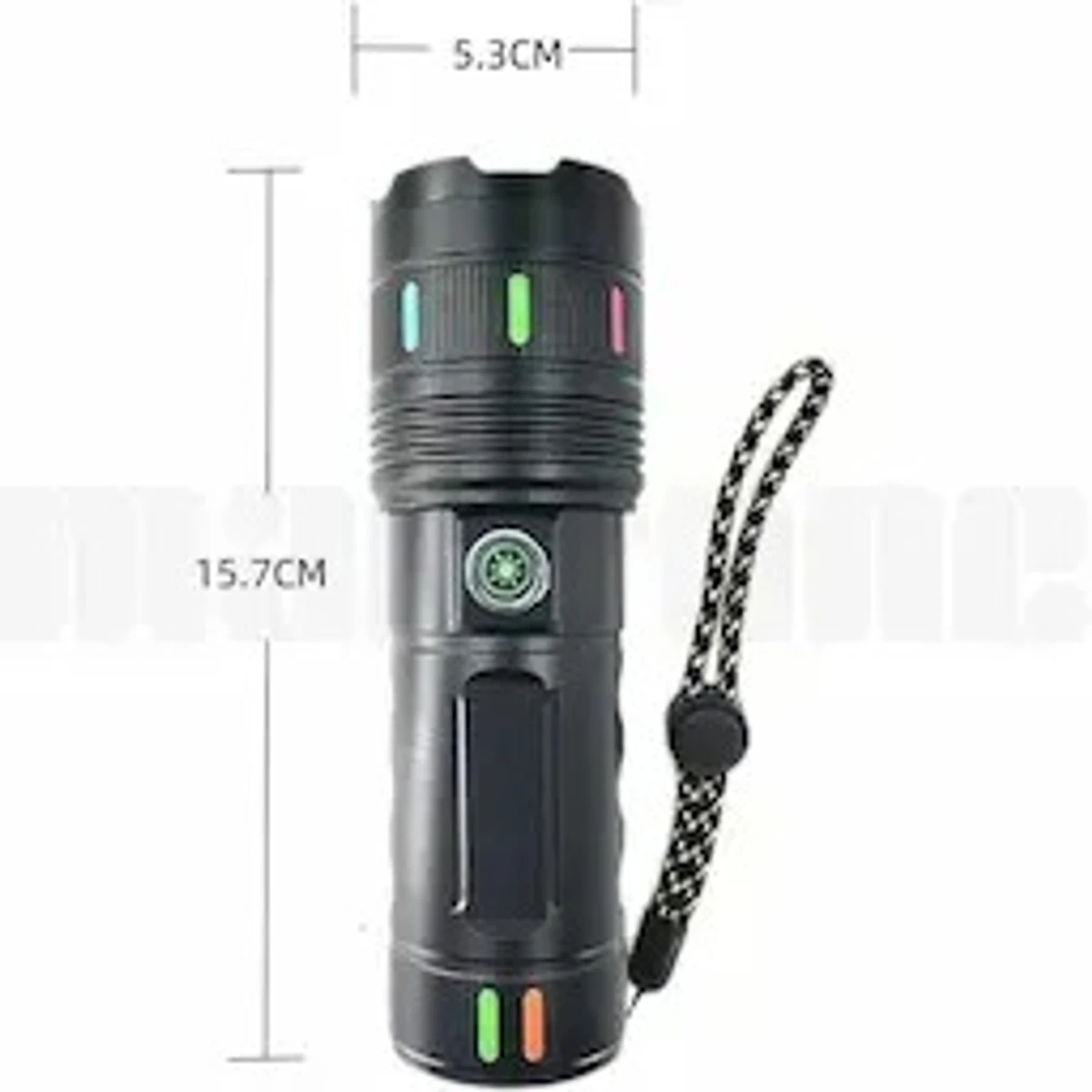 High Power Super Bright Metal Body Light With Power bank