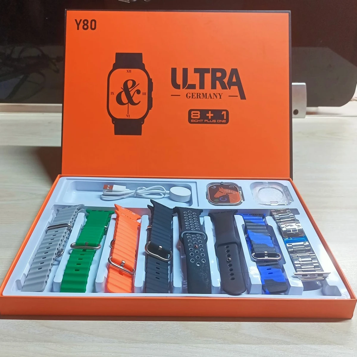 Y80 Ultra Germany Smartwatch With 8+1 Strap
