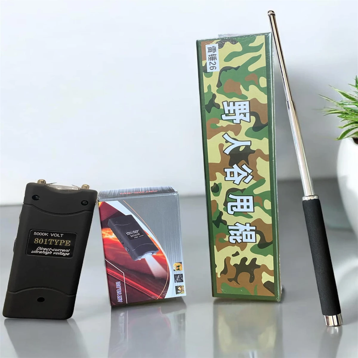 Self defence stick & stun gun - 🔥2pic Combo Offer🔥