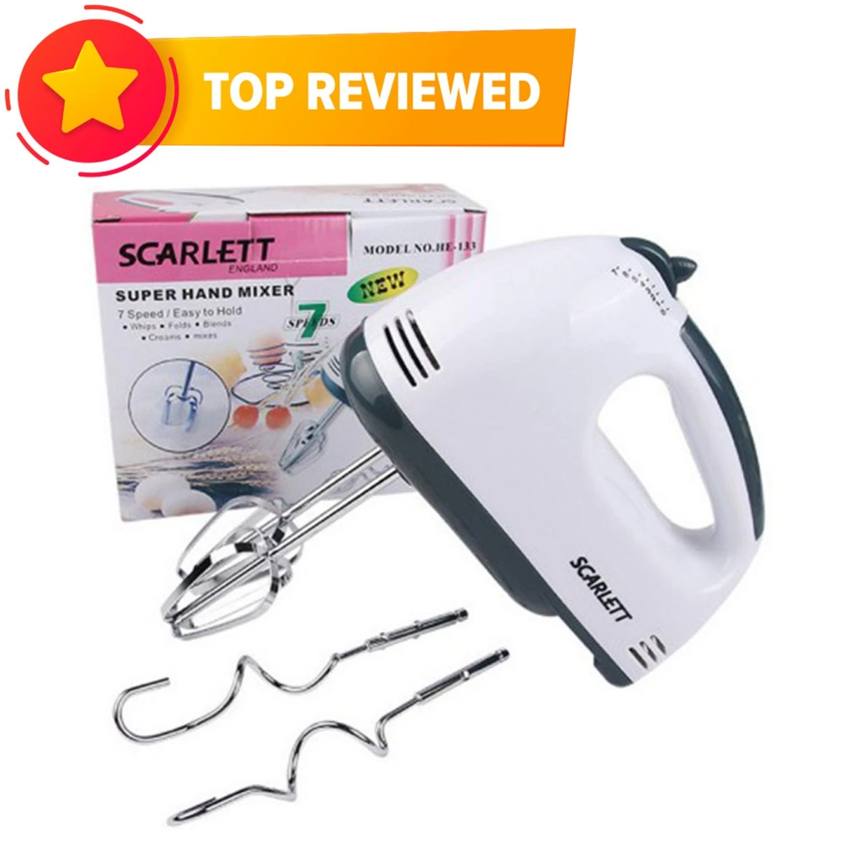 Scarlett - Electric Egg Beater and Mixer for Cake Cream