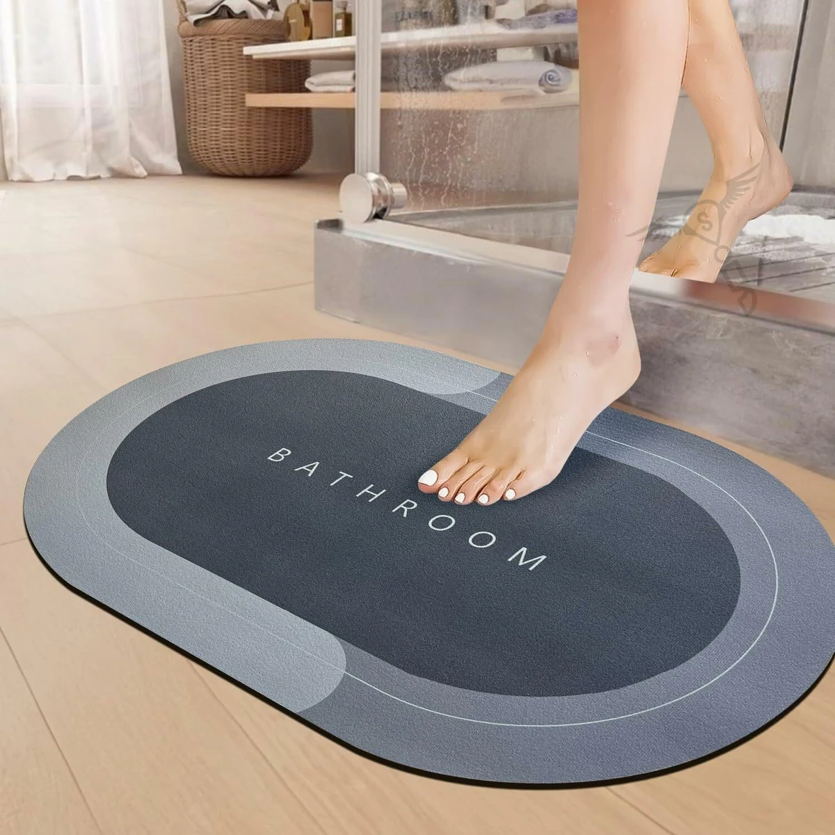 Super Door and Bhatroom Mat - (3 Pcs)