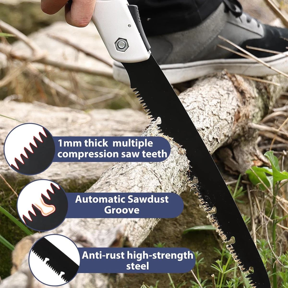 Folding Hand Saw SK5 Steel Blade