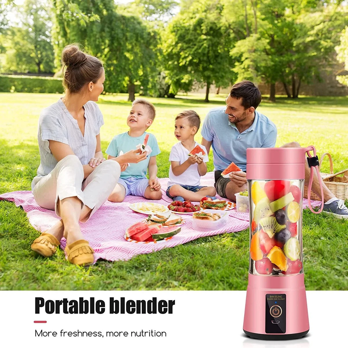 Mini USB Rechargeable Portable Electric Smoothie Maker Blender Machine