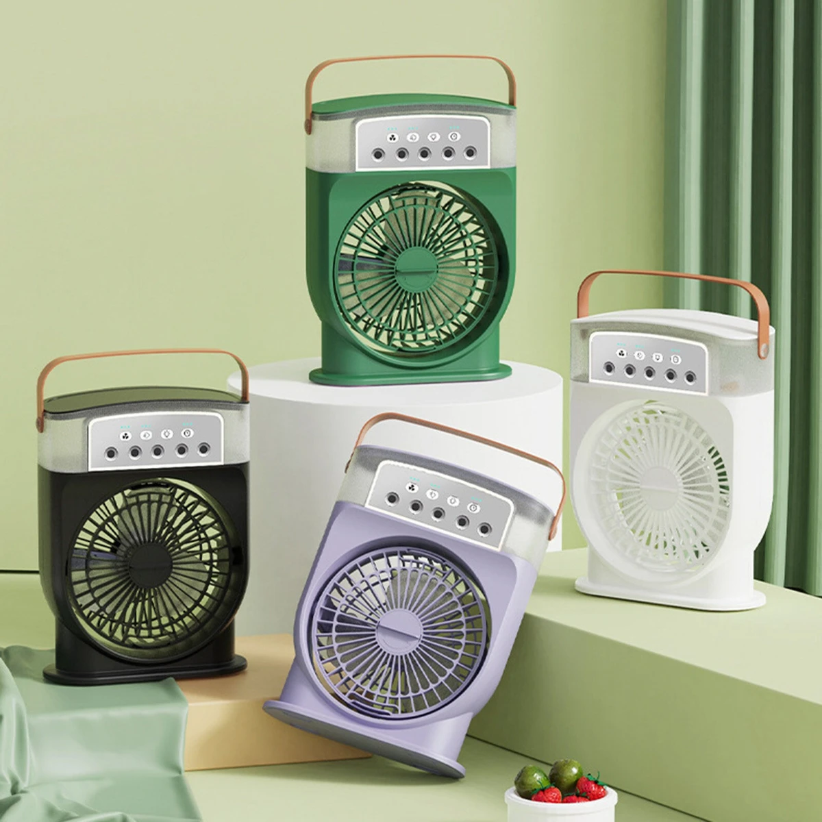 4 In 1 Rechargeable Air Cooler Fan