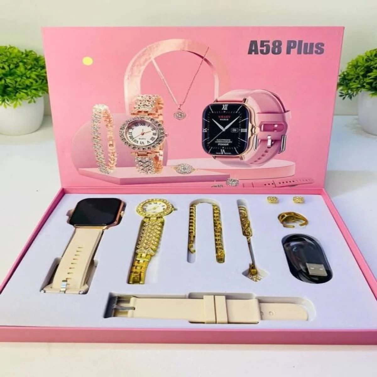 A58 Plus Combo Smartwatch