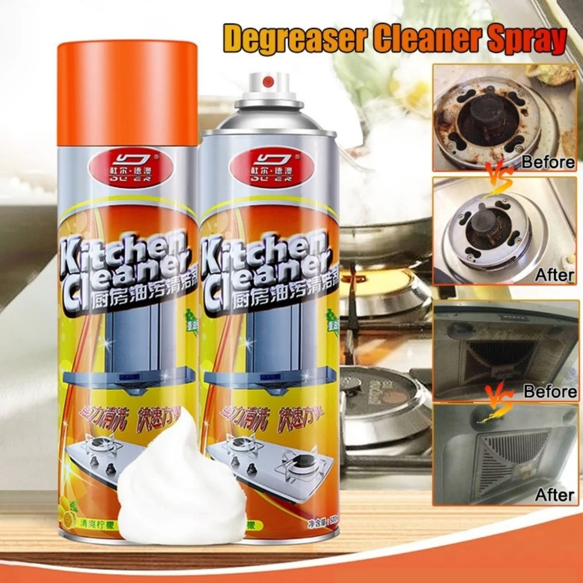 Kitchen cleaner spray